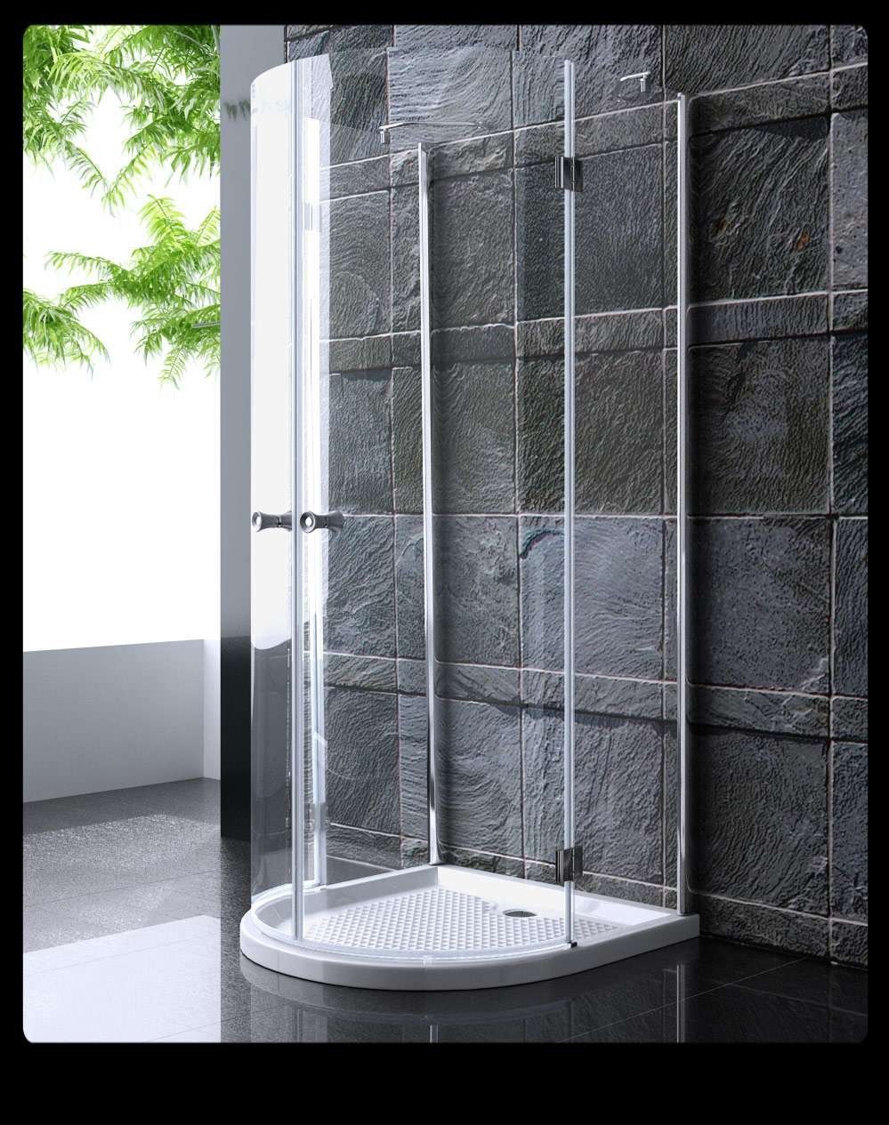 Sprchovací kút Euro  100 x 85 x 186 cm + vanička
