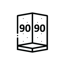 Najpredávanejší rozmer 90x90 cm