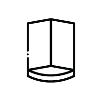 Sprchové kúty s vaničkou (komplet)