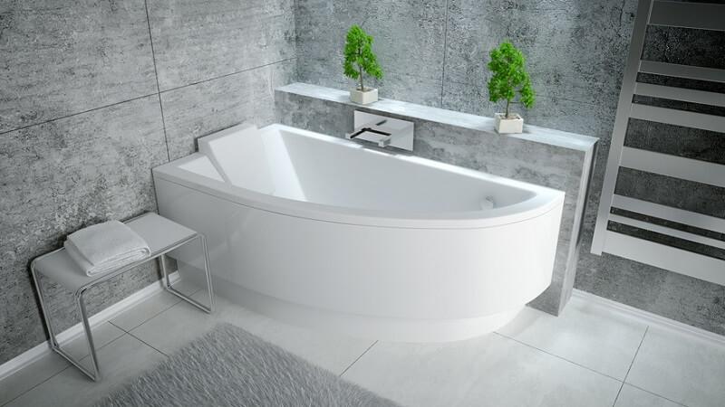 Besco PRAKTIKA čelný panel k vani PRAKTIKA 140 cm ľavý