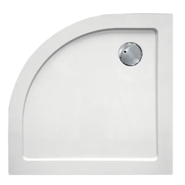 Sanotechnik - sprchová vanička, SMC tvrdený polymér, štvrťkruh, 90cm, SC9090R