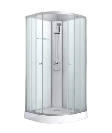 Sanotechnik - IDEA 1 - sprchový box štvrťkruhový - 80 x 80 x 204 cm