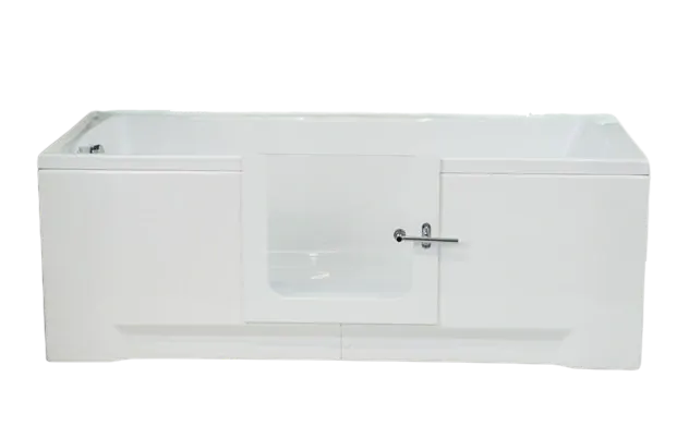 Bezbariérová vaňa s dvierkami PERFECTION 180 - 180 x 80 cm dvierka v strede