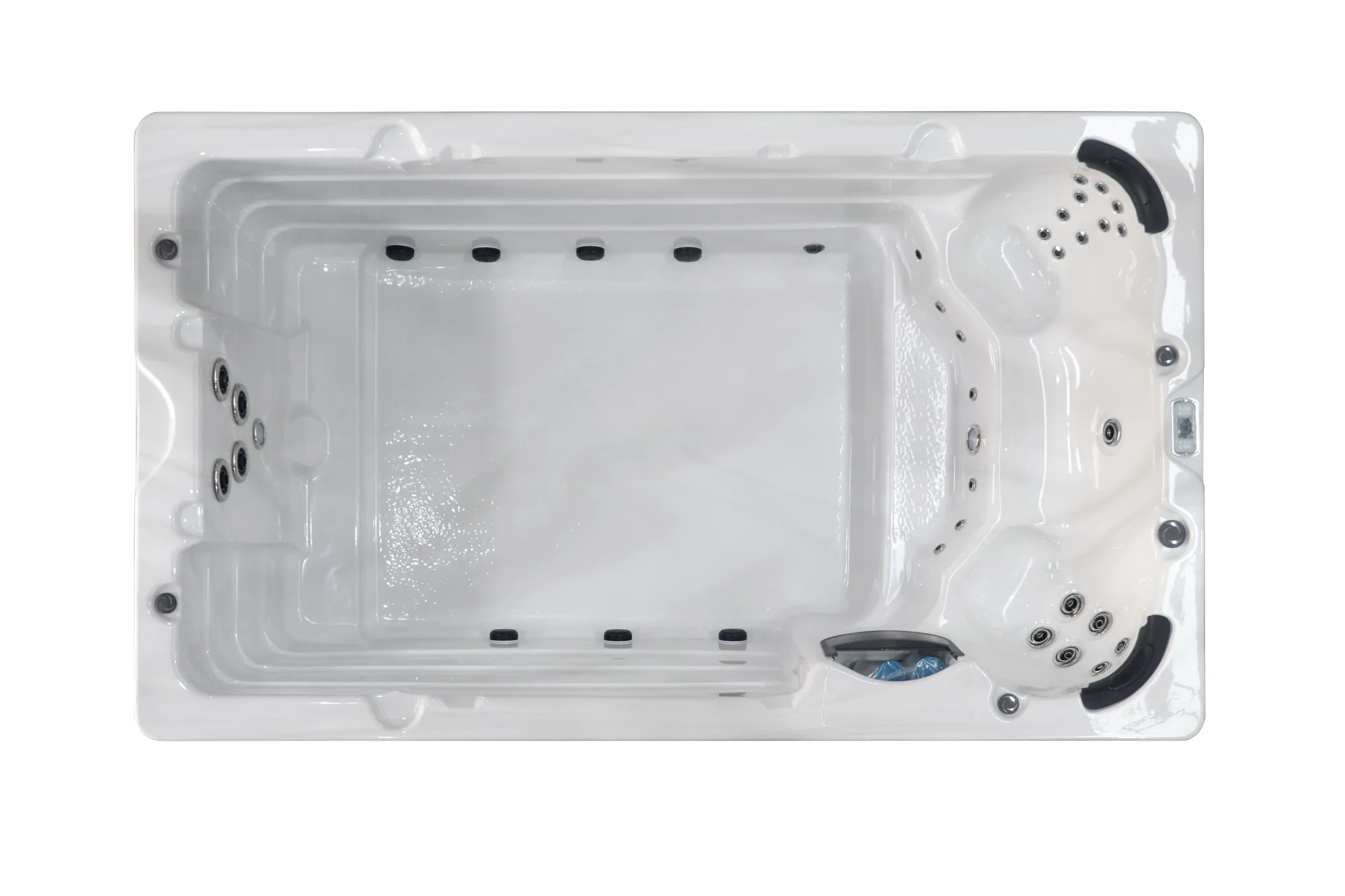 Celoročný bazén SwimSpa Sanotechnik Ibiza 400x228cm pre 3 osoby s protiprúdovým systémom