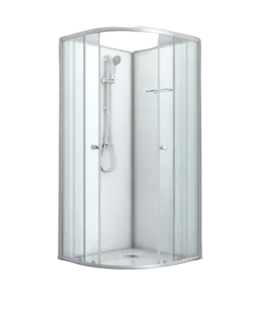 Sanotechnik - OCEAN 1 - sprchový box štvrťkruh - 80x80x204 cm