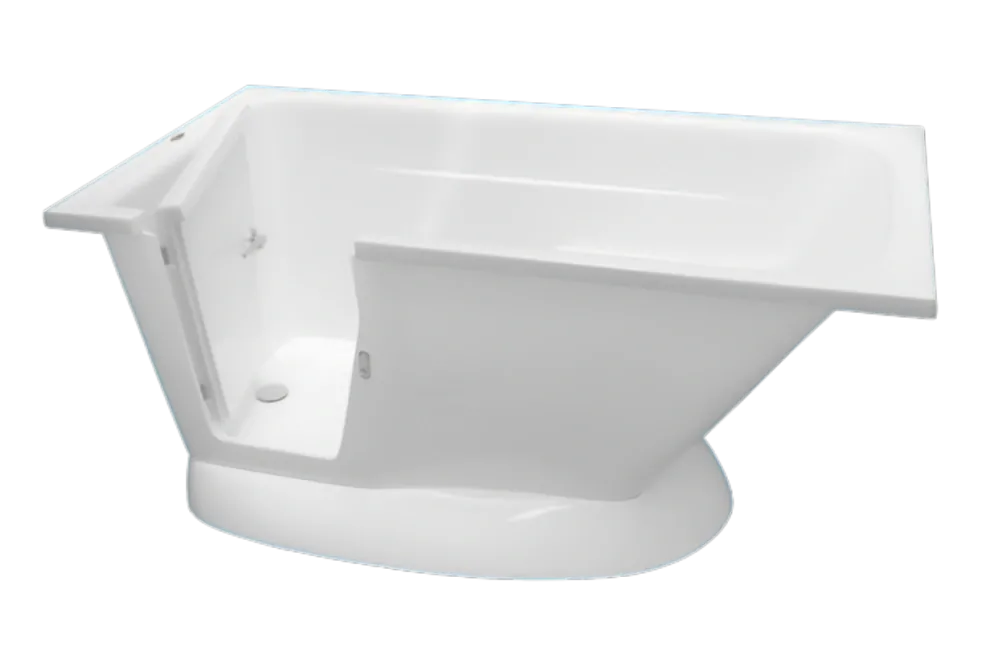 Bezbariérová vaňa s dvierkami MODERN 150 - 150 x 76 cm dvierka na ľavej strane