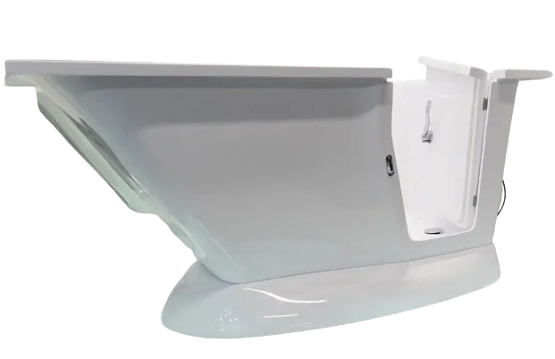 Bezbariérová vaňa s dvierkami MODERN 150 - 150 x 76 cm dvierka na pravej strane