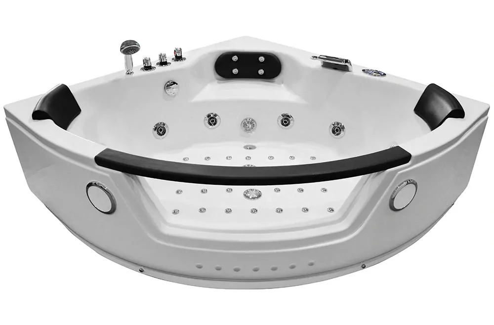 M-SPA kúpeľňová vaňa s hydromasážou MO-1004 TURBO+ 2-miestna 152x152x56cm