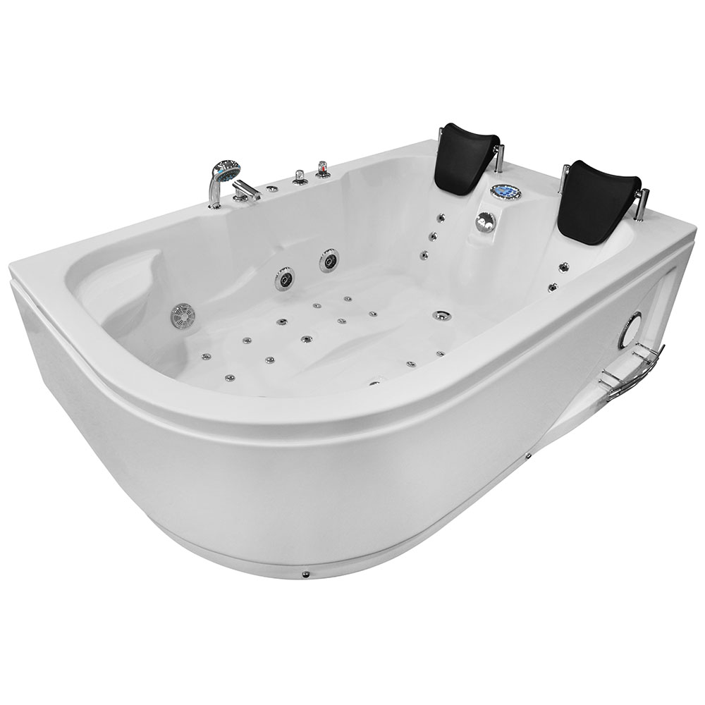 M-SPA - Pravá kúpeľňová vaňa SPA TURBO PLUS hydromasážou 180 x 120 x 54 cm