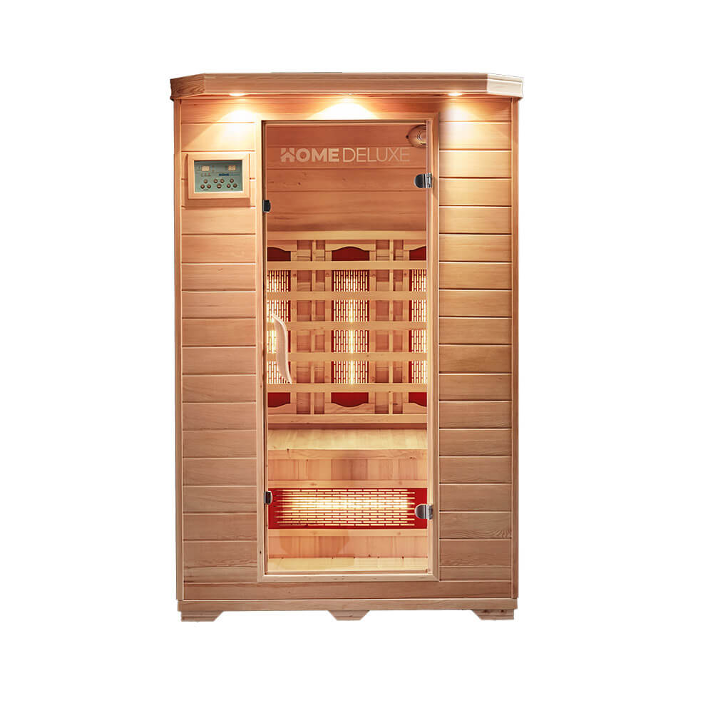 Infračervená kabína s plnospektrálnym ohrievačom REDSUN M - 120 x 105 cm pre 2 osoby