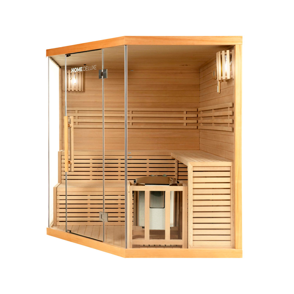 Tradičná sauna SKYLINE BIG XL - 200 x 200 cm pre 6 osôb