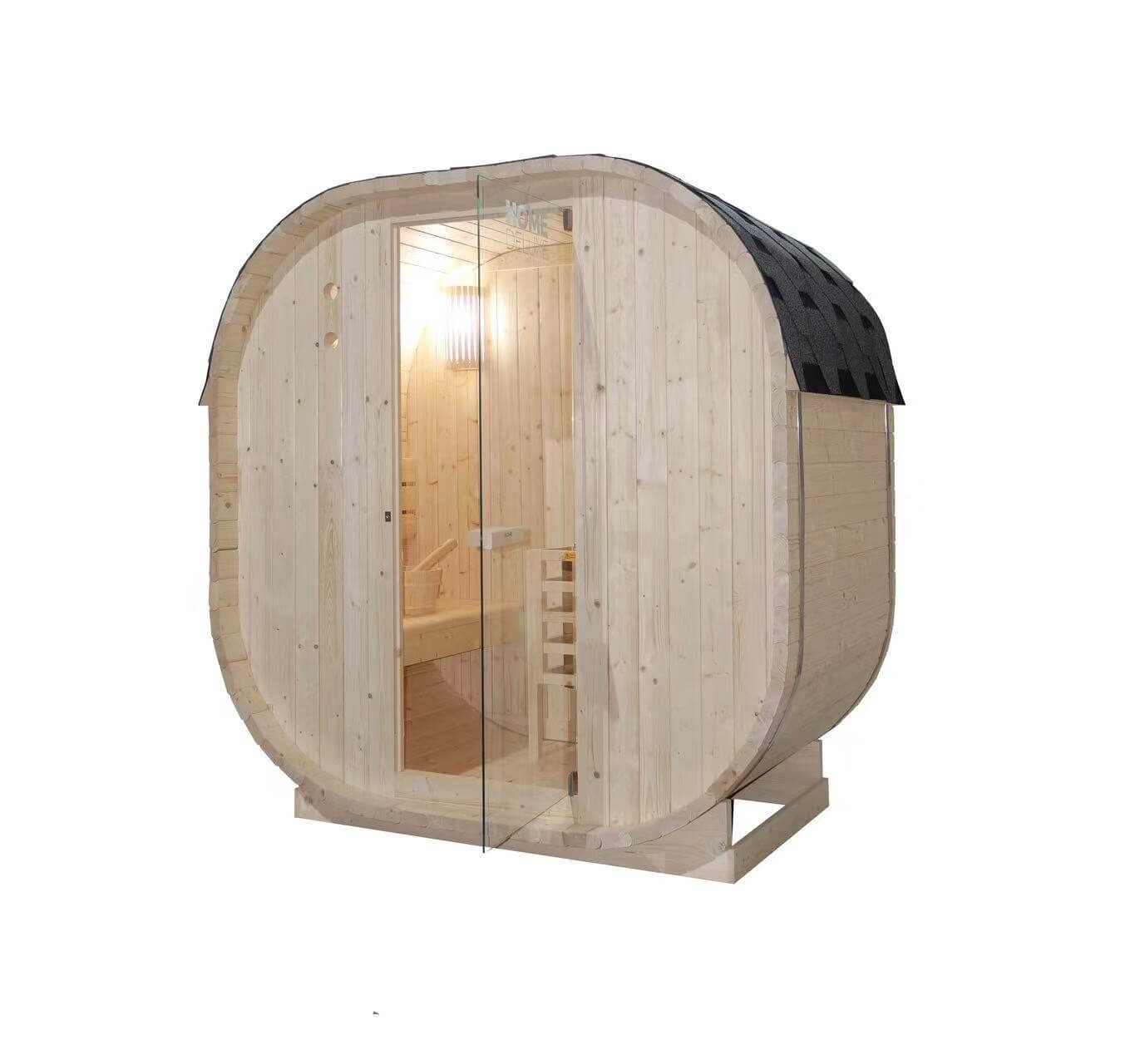 Vonkajšia sauna CUBE M - 194 x 120 cm pre 2 osoby