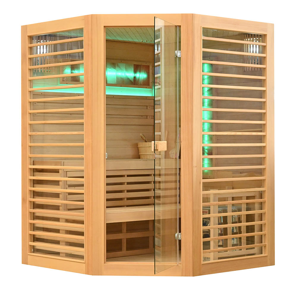 Suchá sauna s ohrievačom HARVIA 8 kW, 180 x 180 x 200 cm