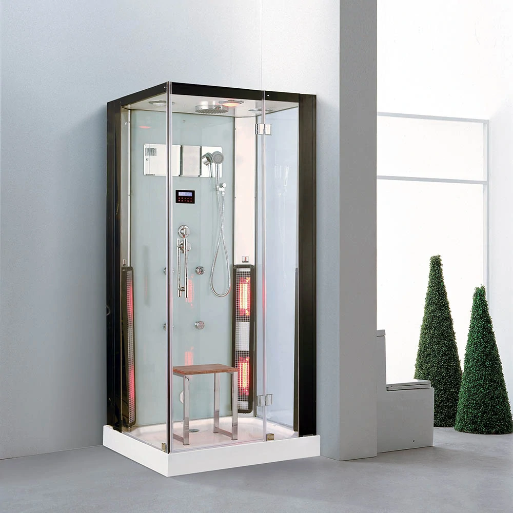 M-spa TRIO - Infrasauna, parná sauna a sprchový box 100 x 90 x 215 cm