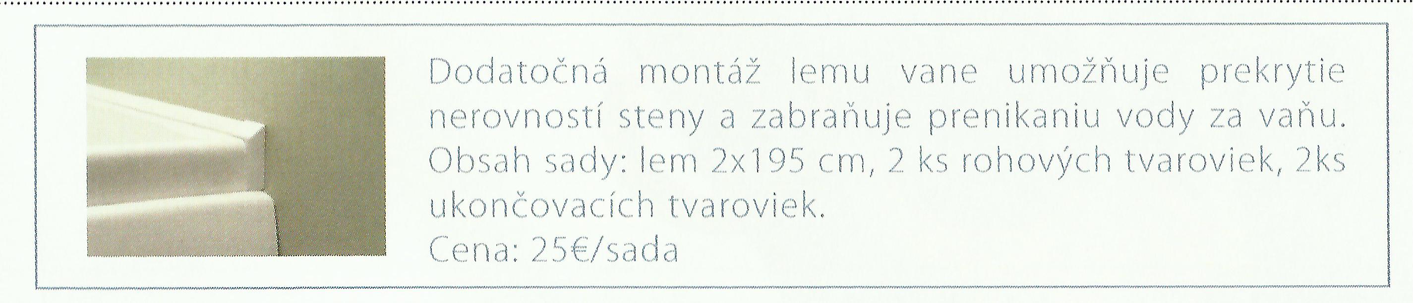 Vaňa AVANTGARDE 170 x 75