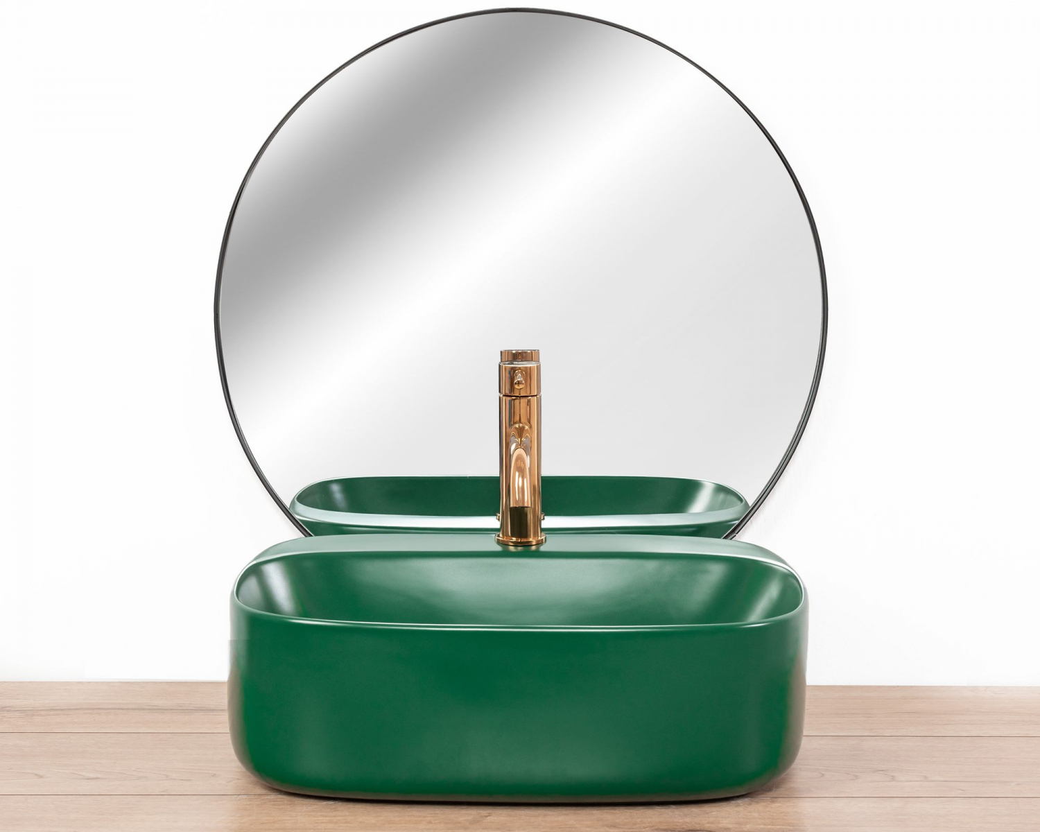 REA - Umývadlo LUIZA 50 zelená matná