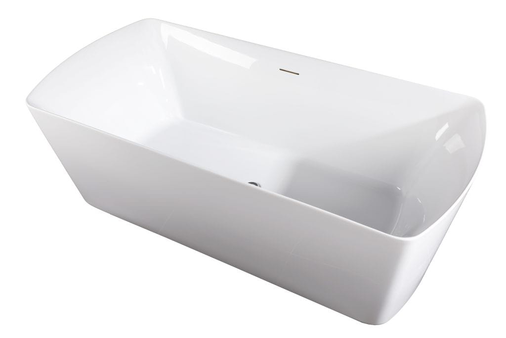 Sanotechnik - Orlando - Samostatne stojaca vaňa 180 x 85 cm biely lesk 