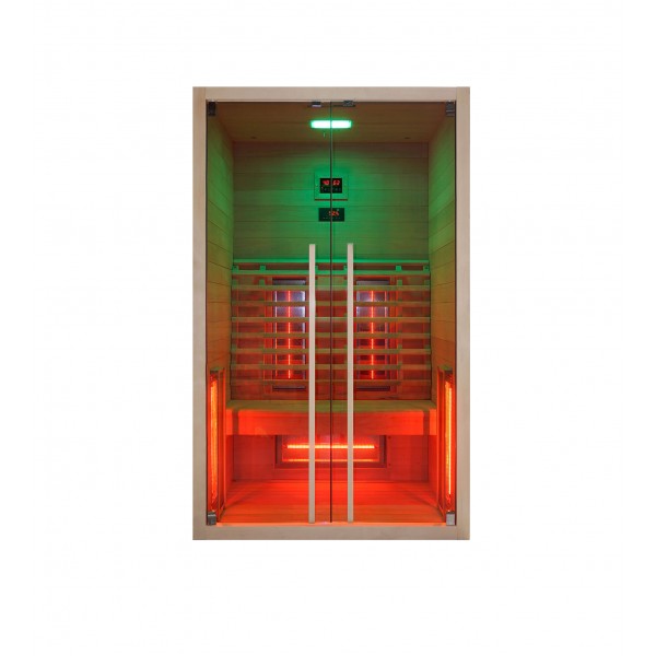 Sanotechnik - RUBY 2 - infrasauna pre 2 osoby, 120 x 100 x 195 cm