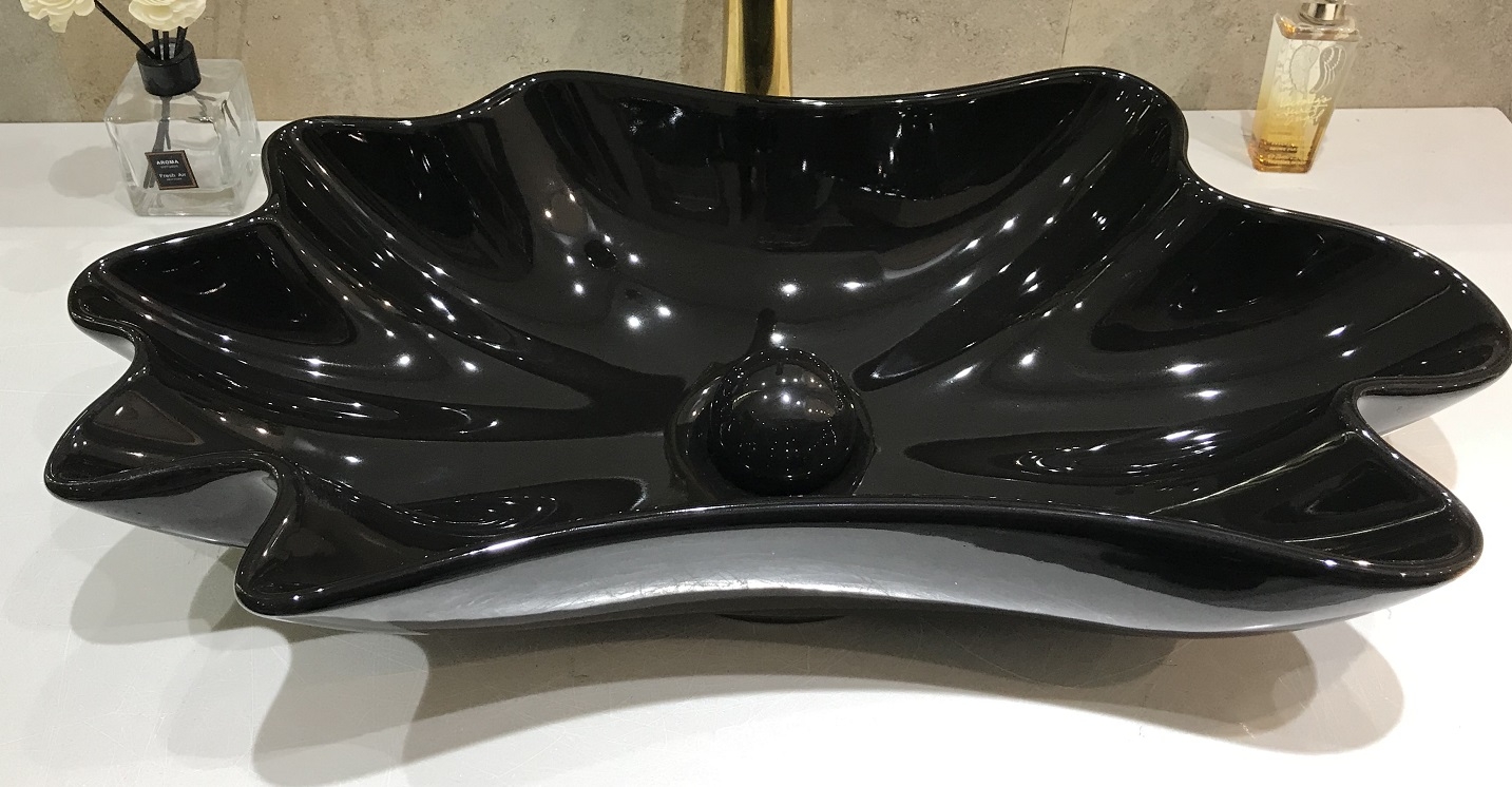 REA - Umývadlo na dosku Infinity Black