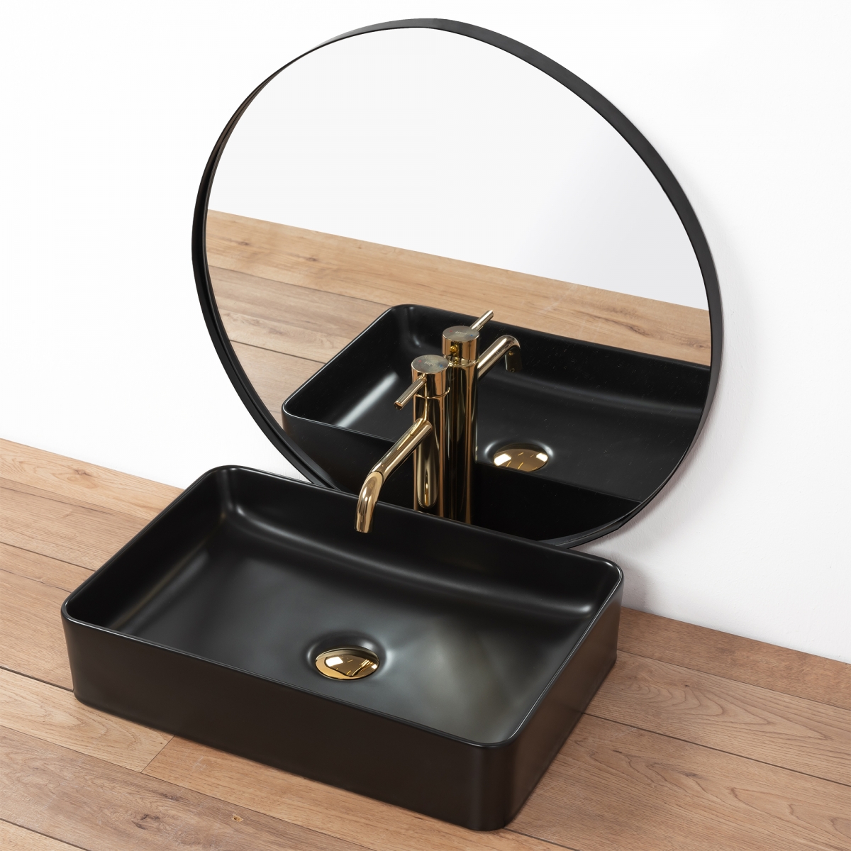 REA - Umývadlo na dosku AVIA čierna matná