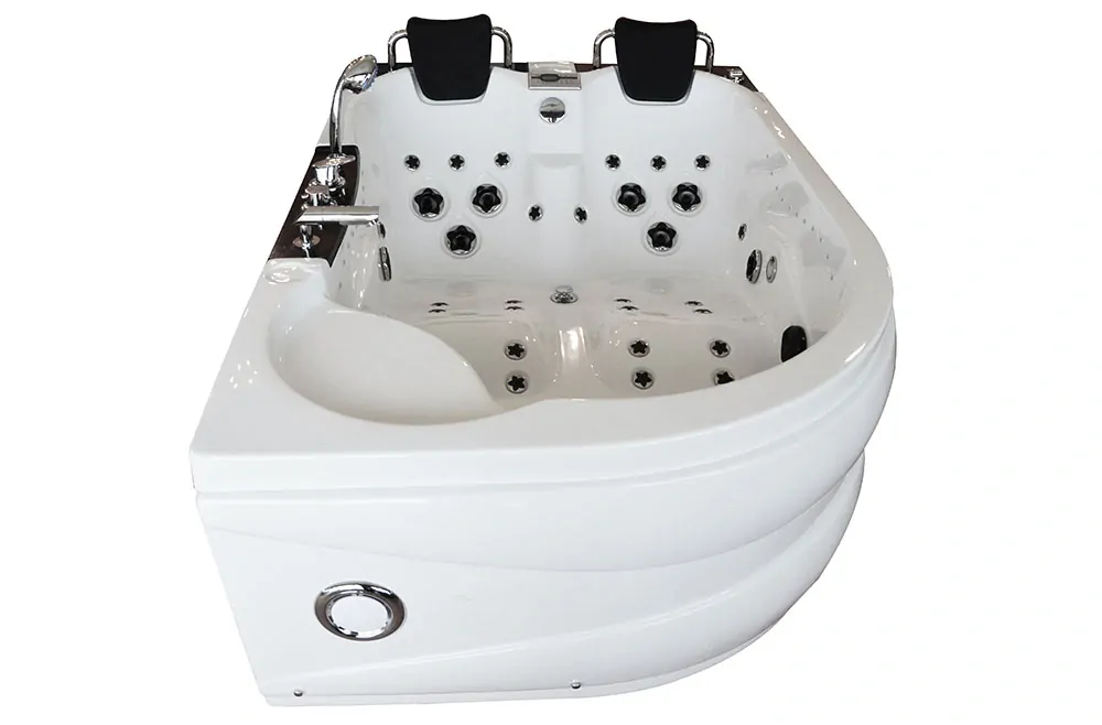 M-SPA 1062 Pravá kúpeľňová vaňa s hydromasážou 180 x 120 x 61 cm