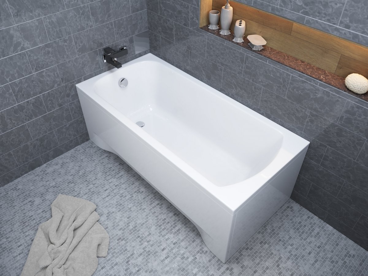 Obdĺžniková akrylátová vaňa CLASSIC 150x70 cm