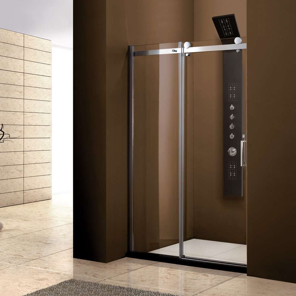 Aquatek - TEKNO B2 sprchové dvere 160, profil chróm, sklo číre