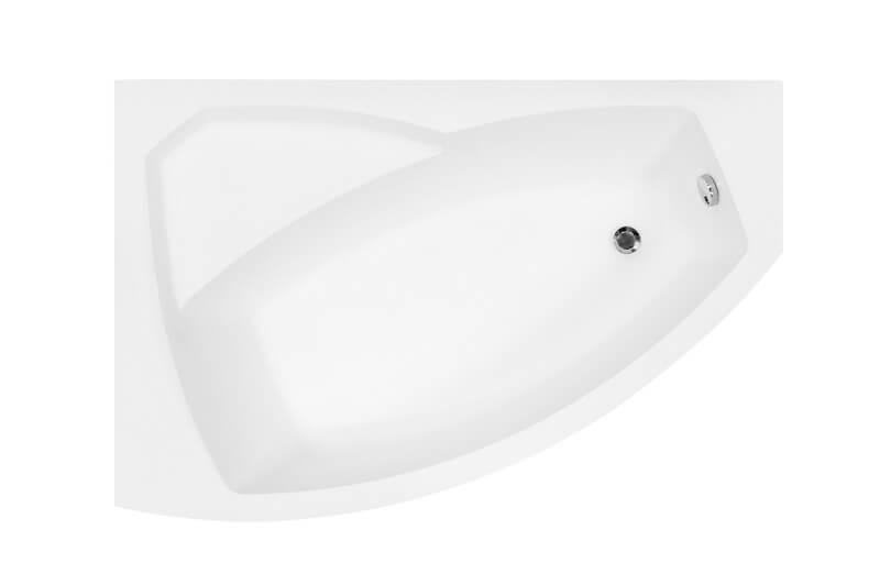 Besco RIMA 150 x 95 cm vaňa ľavá asymetrická, akrylátová