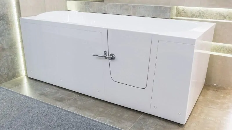 Bezbariérová vaňa s dvierkami IMPRESSIONE 170P - 170 x 76 cm dvierka na pravej strane