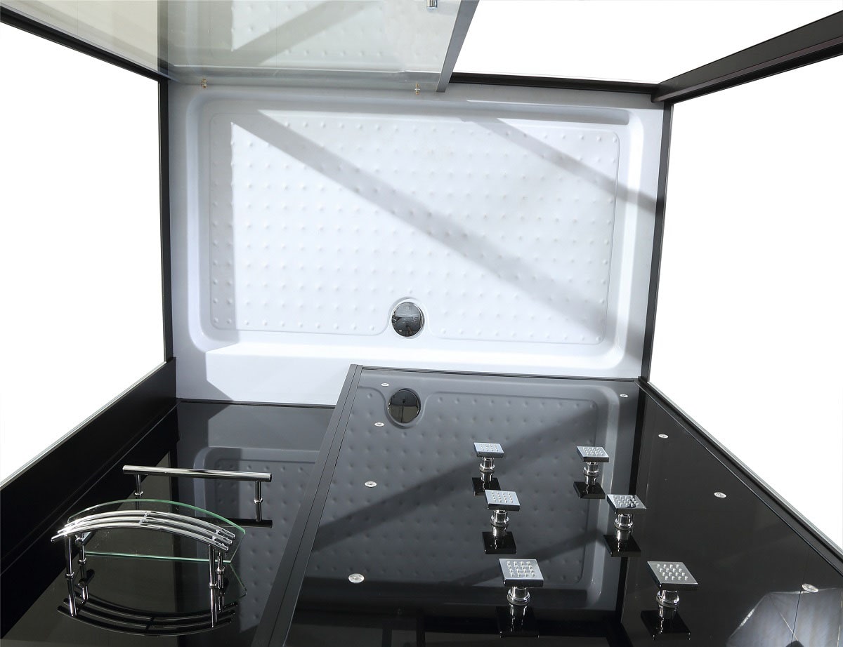 M-SPA - Hydromasážny sprchový box 545 120 x 90 x 220 cm