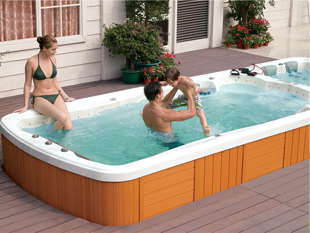 M-SPA - SPA bazén s hydromasážou 590 x 228 x 150 cm