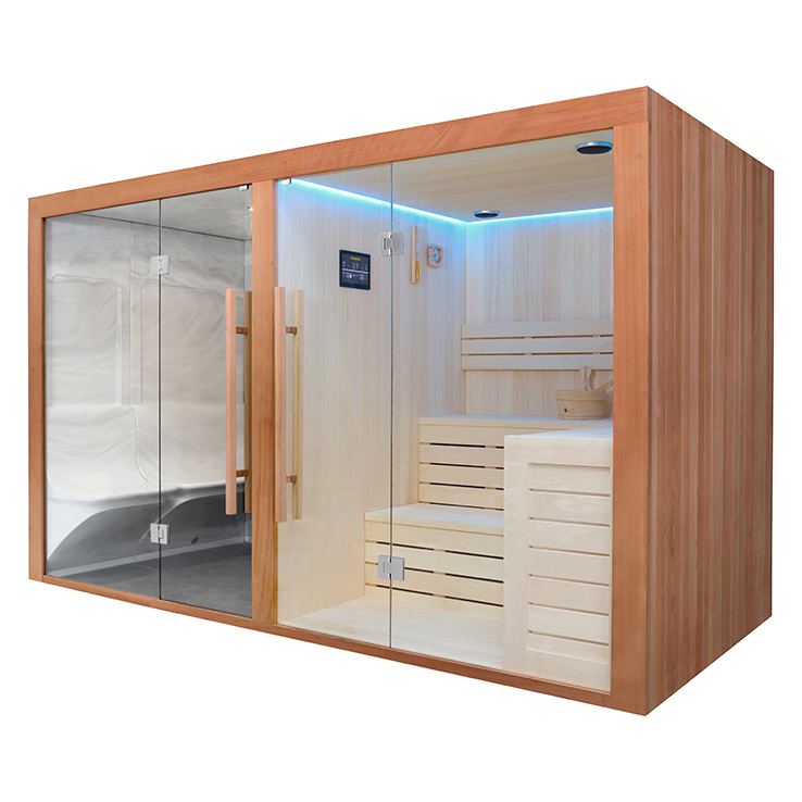M-SPA - Suchá sauna s pieckou + parná 340 x 175 x 210 cm 6 kW