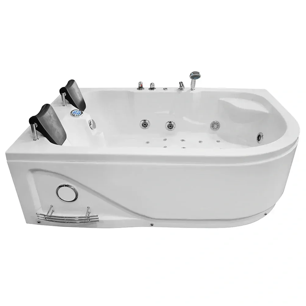 M-SPA - Ľavá kúpeľňová vaňa SPA s hydromasážou 180 x 120 x 54 cm