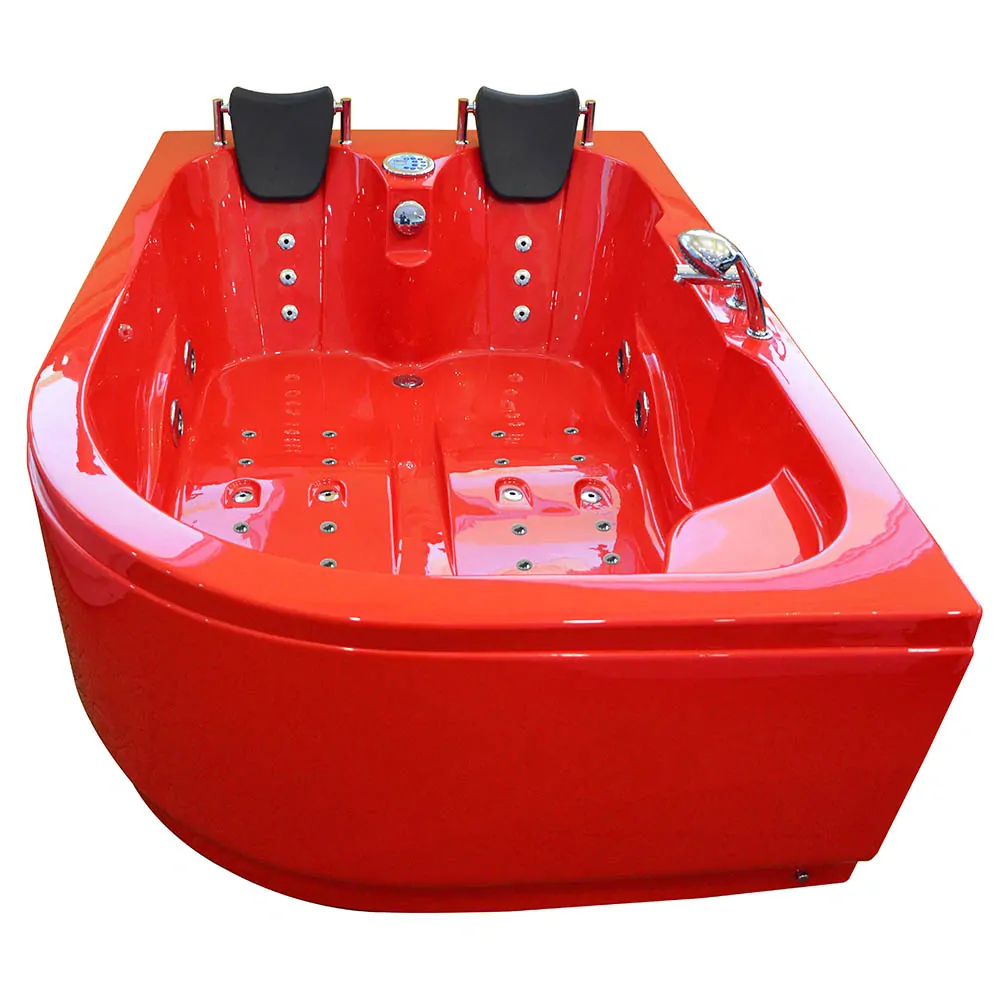 M-SPA - Ľavá kúpeľňová vaňa TURBO PLUS SPA s hydromasážou 180 x 120 x 54 cm