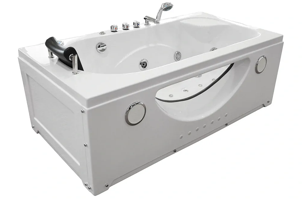 M-SPA - Kúpeľňová vaňa SPA TURBO s hydromasážou 168 x 86 x 60 cm