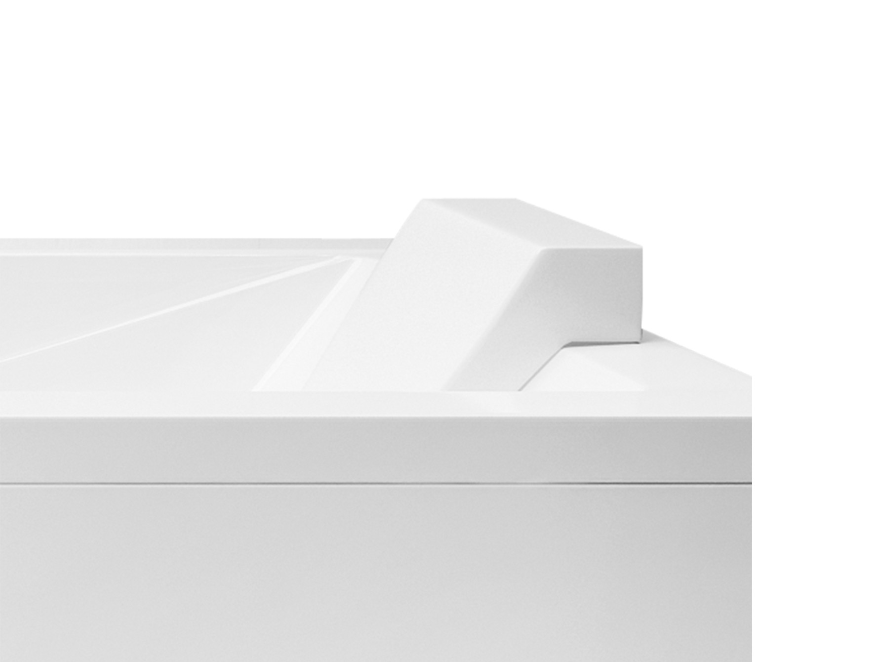 Podhlavník MODERN White