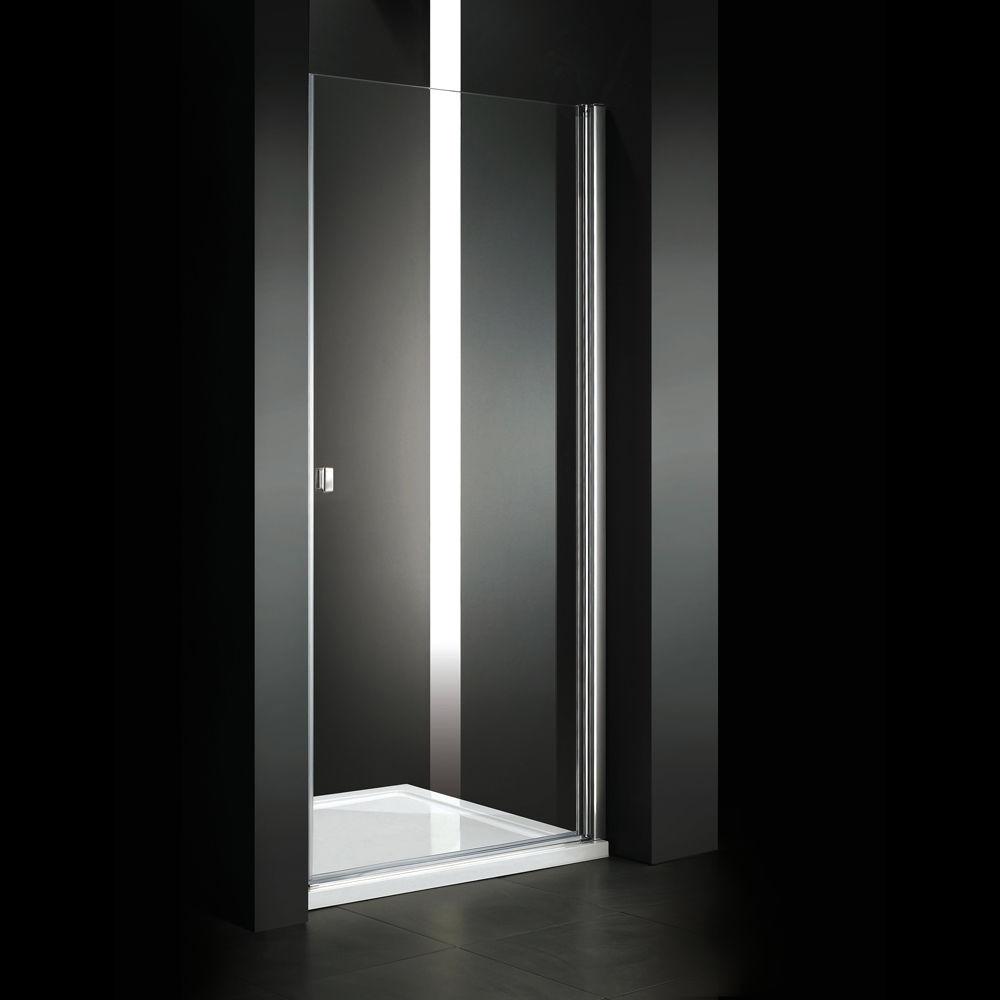 AQUATEK GLASS B1 SPRCHOVÉ DVERE 80, BIELY PROFIL, SKLO MATNÉ