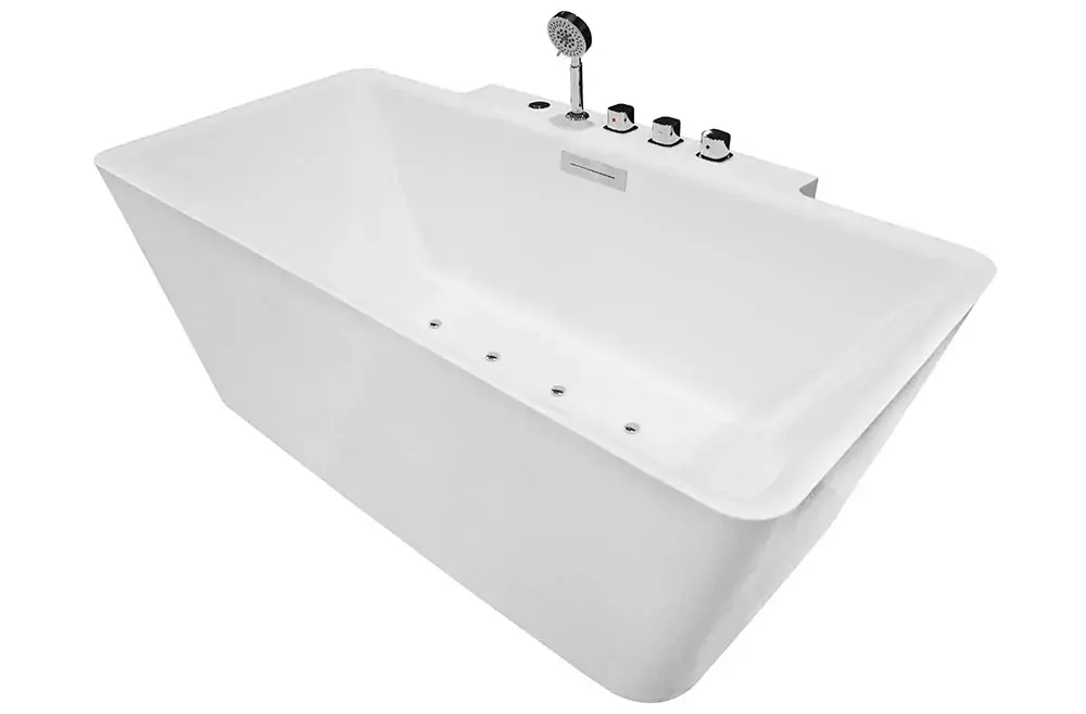 M-SPA - Voľne stojaca kúpeľňová vaňa SPA s hydromasážou 170 x 87 x 61 cm