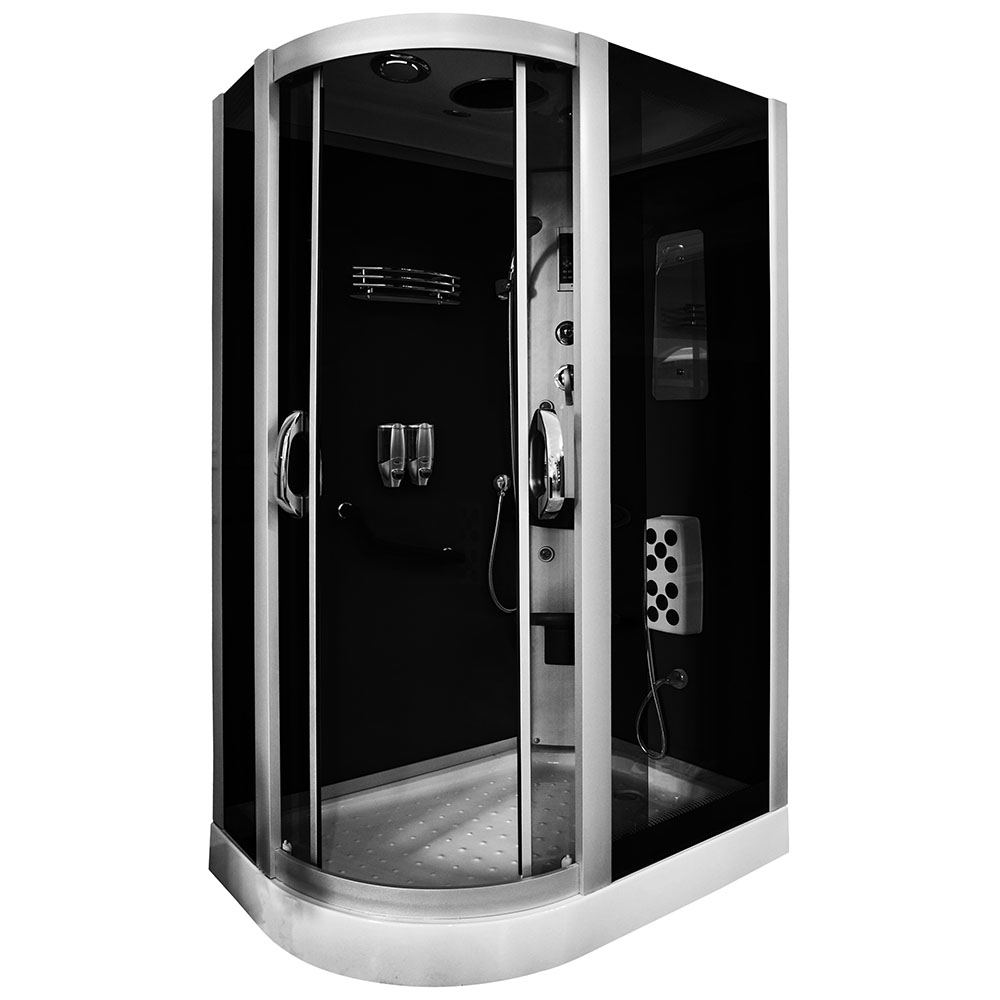 M-SPA - Sprchovací box 8218P s hydromasážou 120 x 85 x 215 cm, pravá verzia