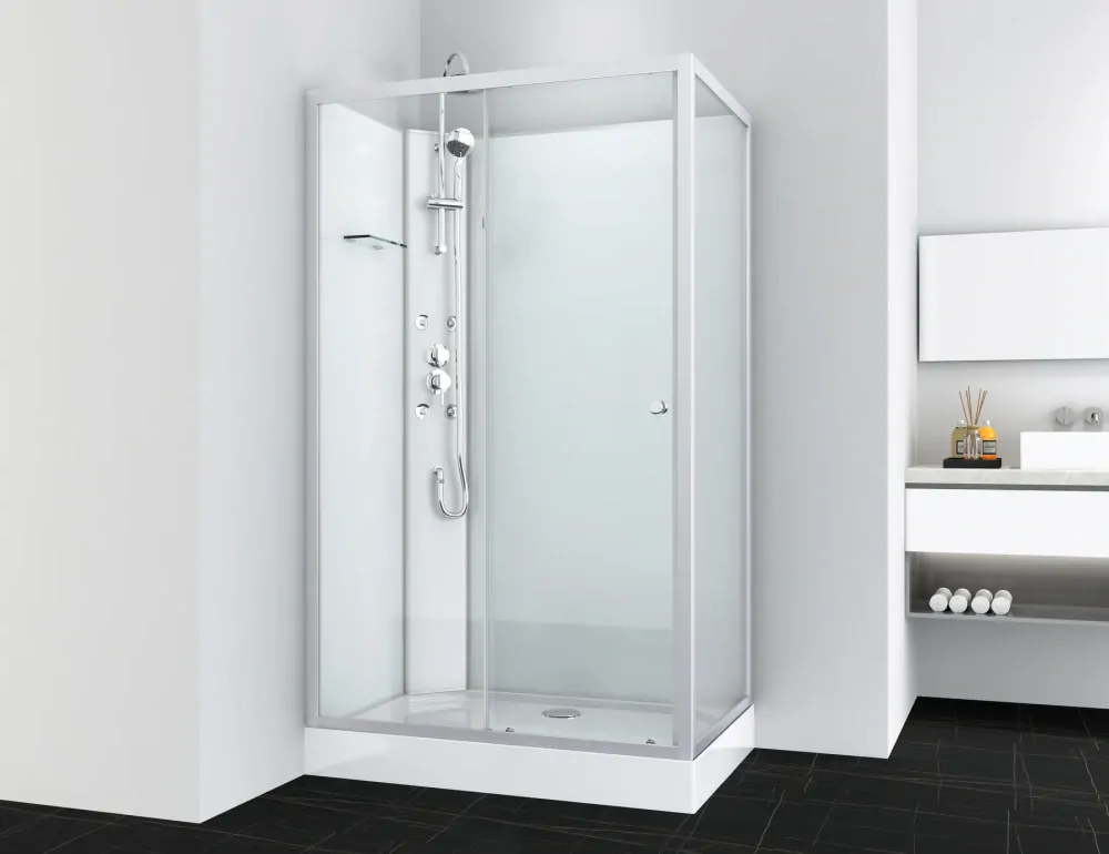Sanotechnik VIVA 2 sprchový box obdĺžnnik bez strechy, 120x80x225cm, biely
