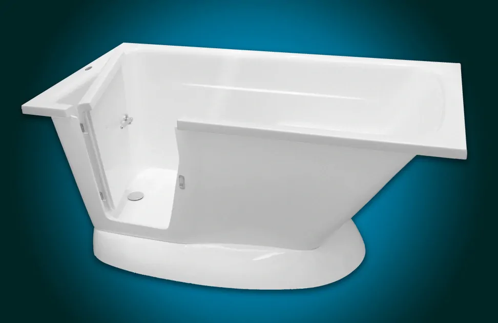 Bezbariérová vaňa s dvierkami MODERN 150 - 150 x 76 cm dvierka na ľavej strane