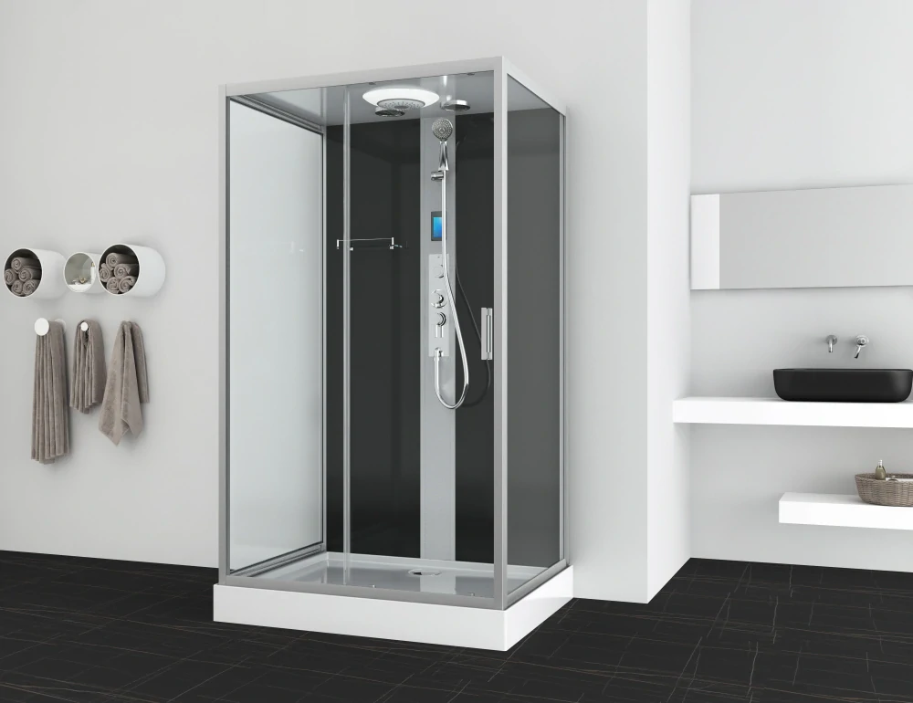 Sanotechnik QuickLine Boston chróm - Sprchová kabína 90x120x215 cm