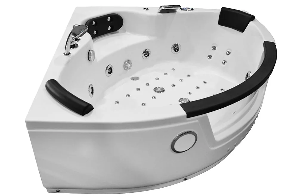 M-SPA kúpeľňová vaňa s hydromasážou MO-1004 TURBO+ 2-miestna 152x152x56cm
