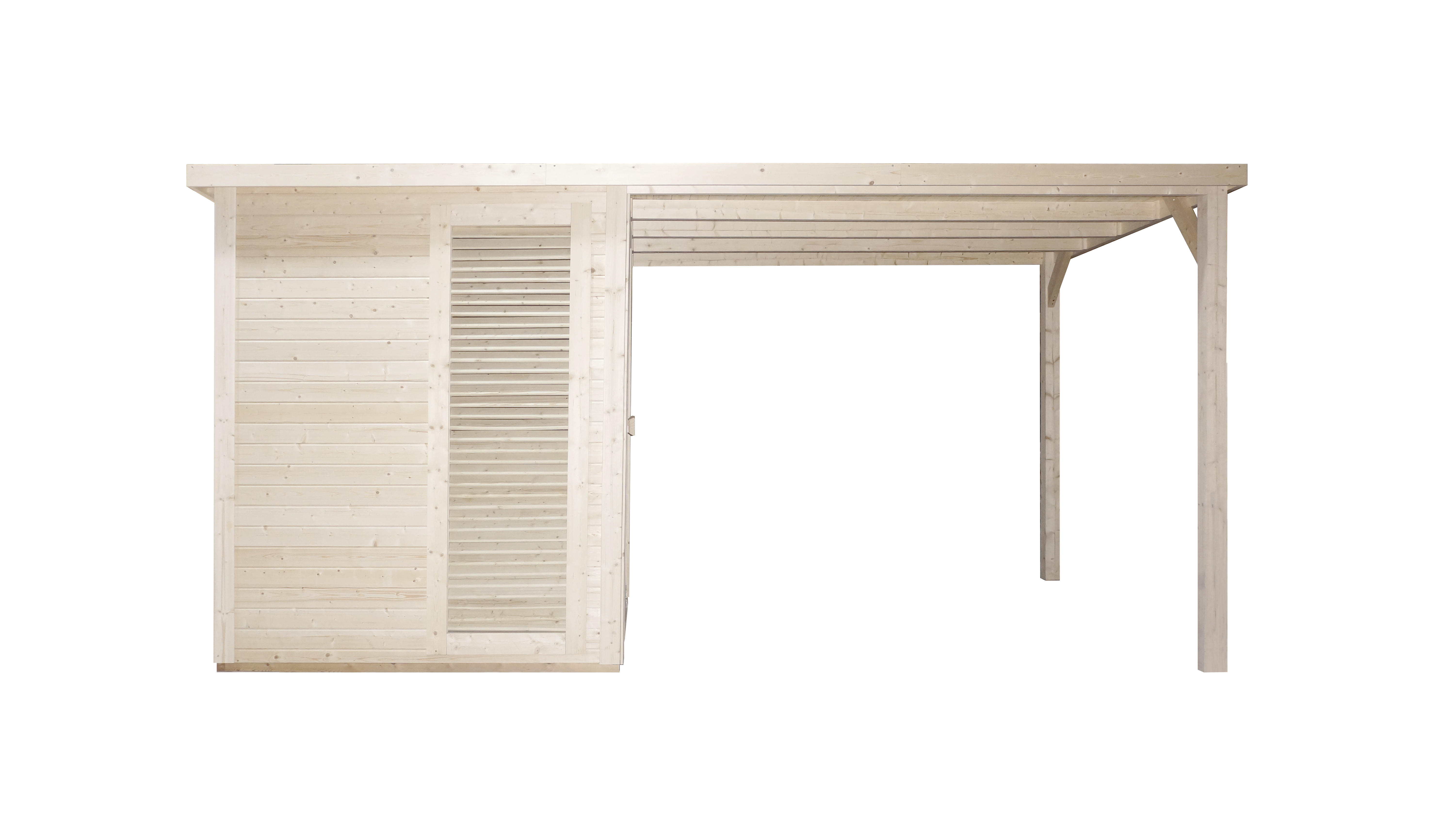Vonkajšia sauna RAUMA pre 4-5 osôb 460x230x219,5 cm