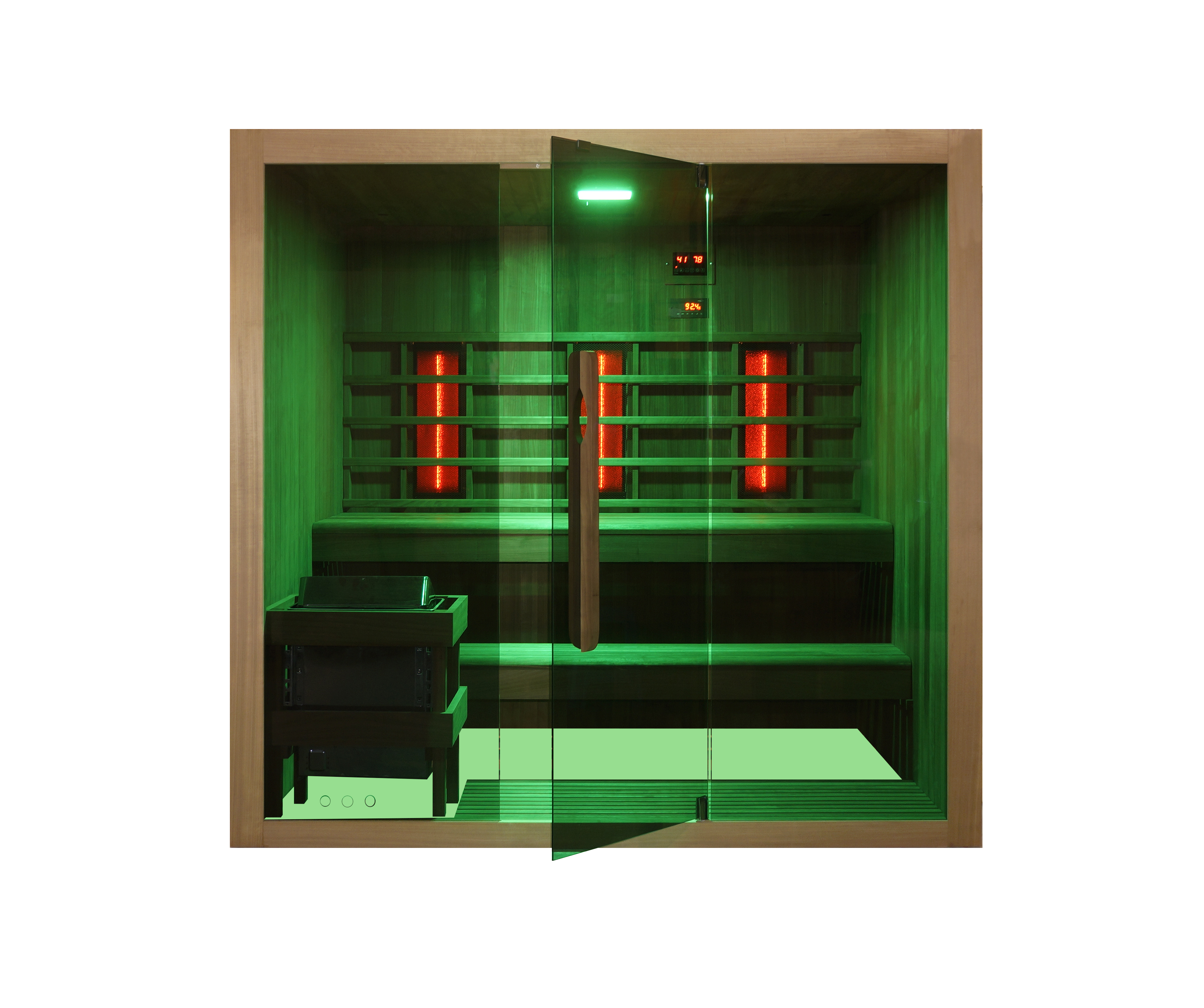 Sanotechnik Kotka kombinovaná sauna (infra + fínska sauna) pre 4-5 osôb, 200x150cm