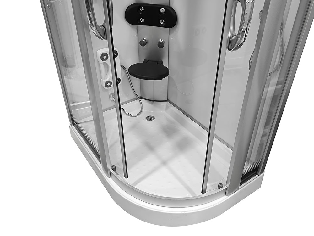 M-SPA - Sprchový box s hydromasážou pravý 09914 white 120 x 85 x 225 cm