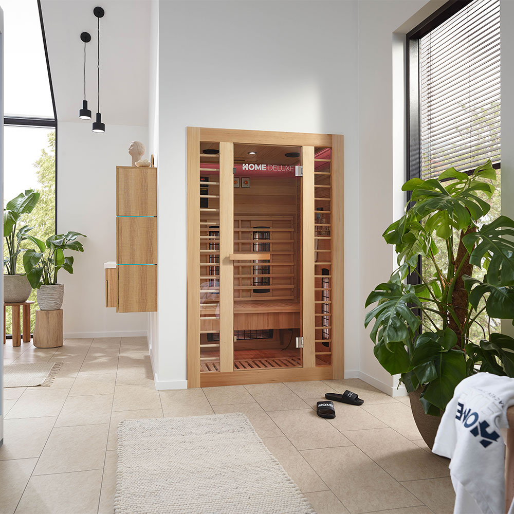 Infračervená kabína REDSUN DELUXE M - 120 x 105 cm pre 2 osoby