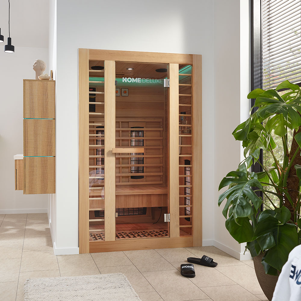 Infračervená kabína REDSUN DELUXE PLUS M - 120 x 105 cm pre 2 osoby
