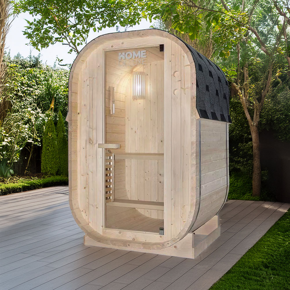 Vonkajšia sauna CUBE S - 194 x 120 cm pre 2 osoby