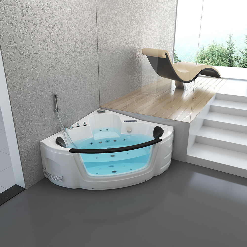 Hydromasážna vaňa so svetelnou terapiou LAGUNA L MINI - 135 x 135 cm